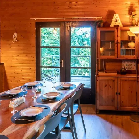 In The Woods With Nordic Bath Alpstuga Manhay