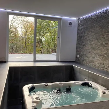 Chalet In The Woods With Jacuzzi And Sauna Manhay